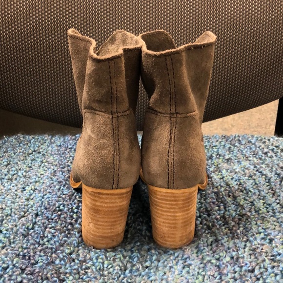 Splendid Women’s Gray Suede Lakota Ankle Booties 6 - Picture 7 of 10